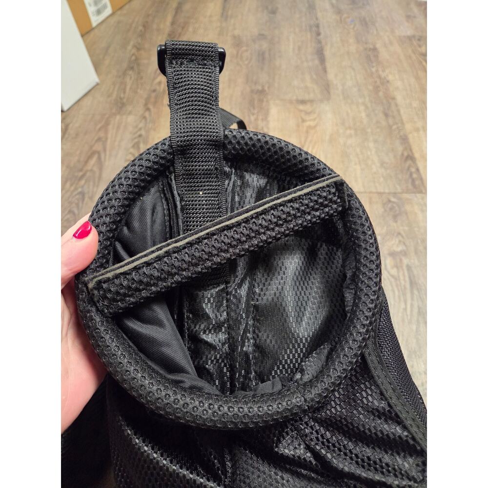 Sun Mountain Mesh Golf Club Bag Solid Black Padded Back Strap 36" Top to Bottom - Picture 5 of 6